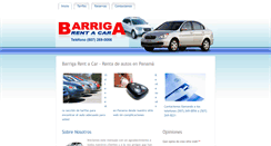 Desktop Screenshot of barrigarentacar.net